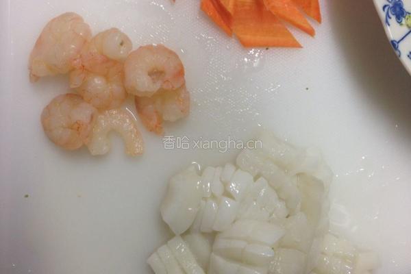 海鲜西兰花的做法图解2