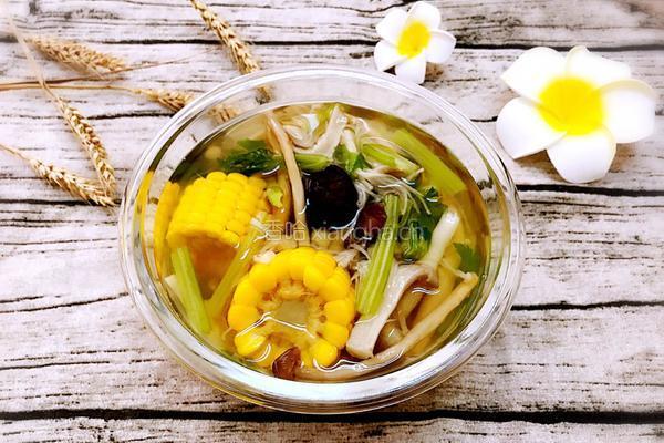杂菇玉米减肥汤的做法图解10