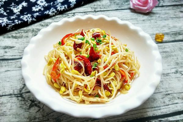 炝炒黄豆芽的做法图解8