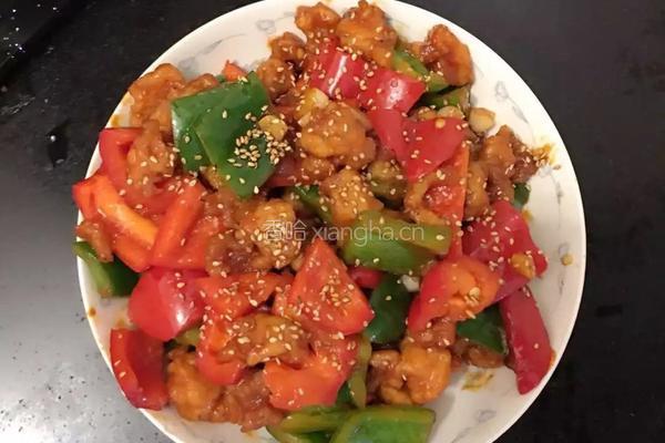 彩椒鸡丁的做法图解9