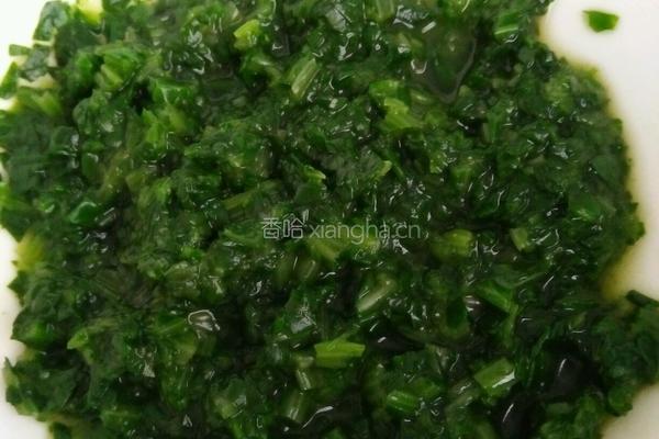 菠菜营养粥的做法图解2