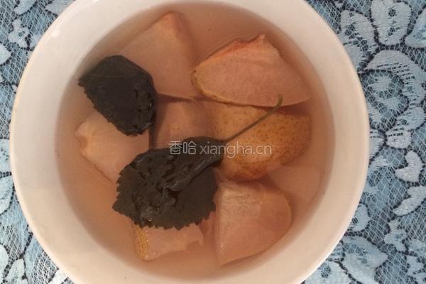 紫苏雪梨的做法图解4