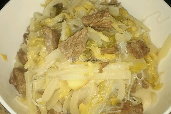酸菜牛肉粉丝的做法图解5
