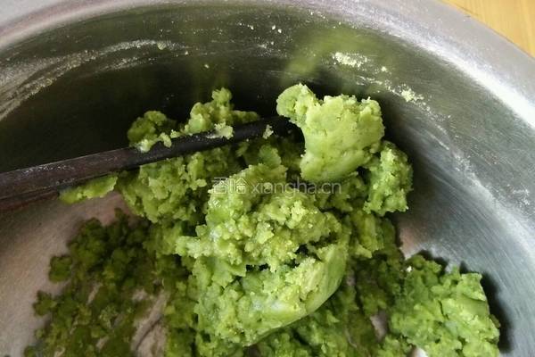 抹茶山楂酥的做法图解3