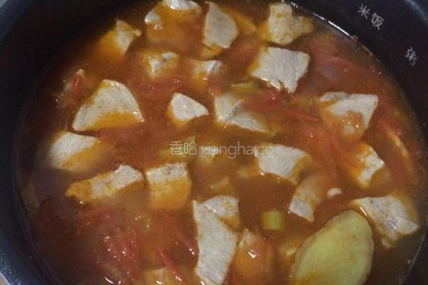 西红柿牛腩土豆的做法图解8