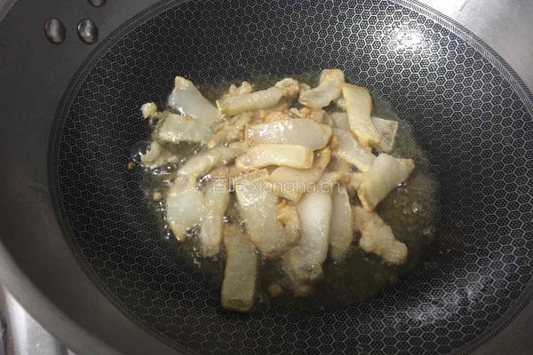 豆腐干胡萝卜烧肉的做法图解6