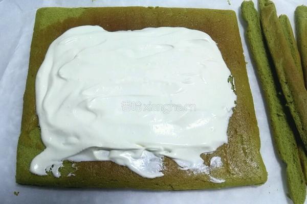 抹茶蛋糕卷的做法图解26