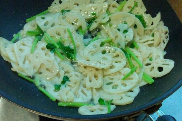 清炒藕片的做法图解10
