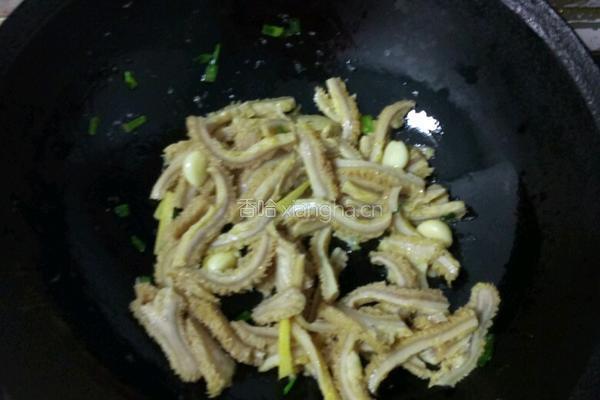 爆炒牛肚的做法图解5