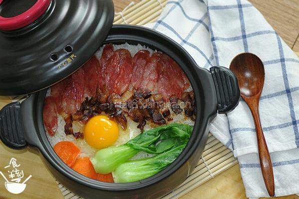 砂锅腊肉饭的做法图解9