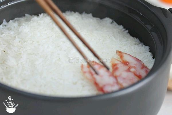 砂锅腊肉饭的做法图解5