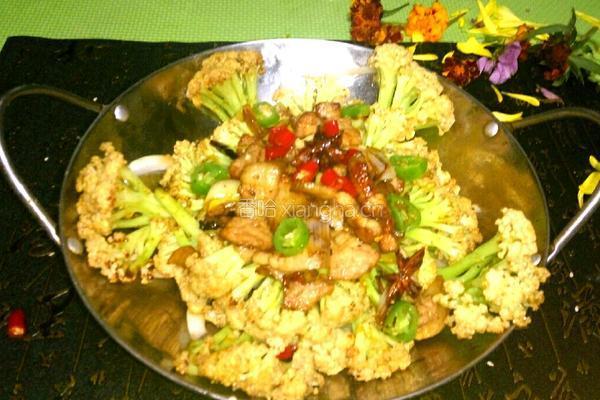 干锅有机菜花的做法图解13