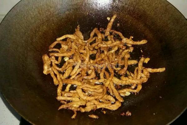 蒜薹炒肉丝的做法图解4