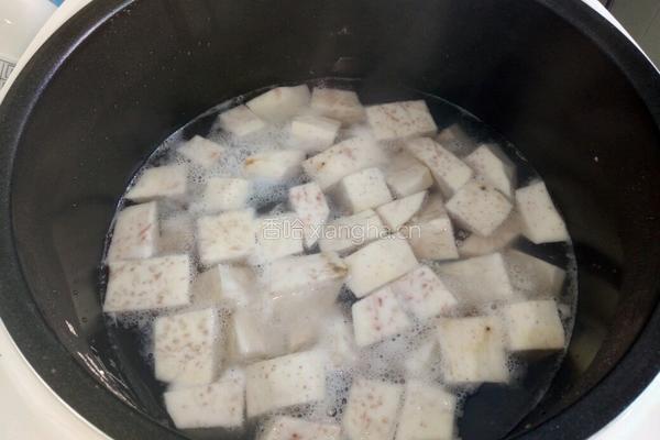香芋西米的做法图解1