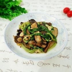 上海青炒香菇的做法[图]