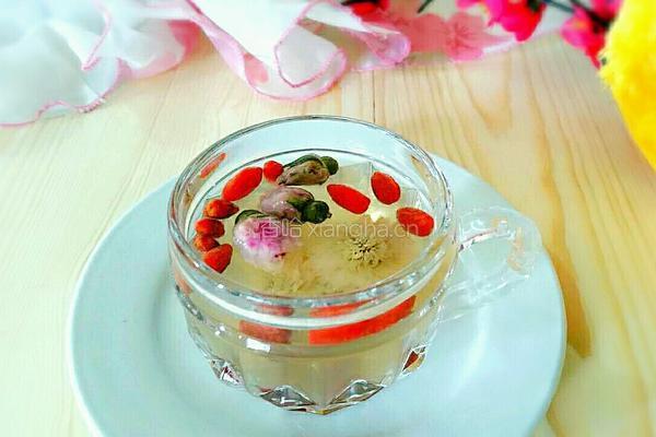 蜂蜜枸杞花菜的做法图解7