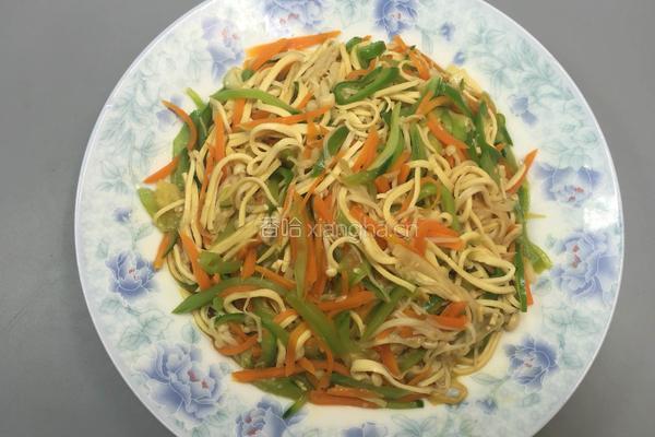 素炒四丝的做法图解8