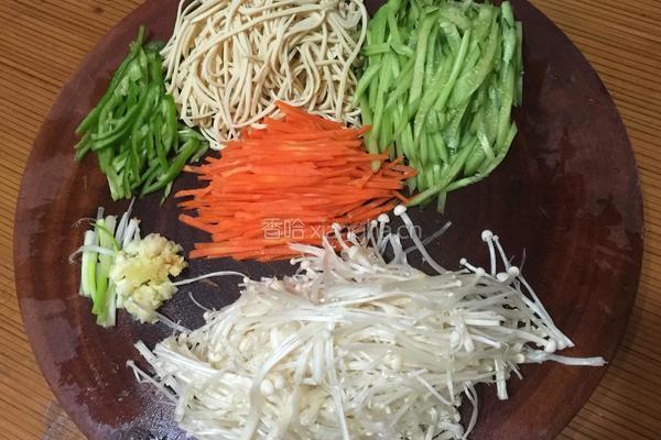 素炒四丝的做法图解1