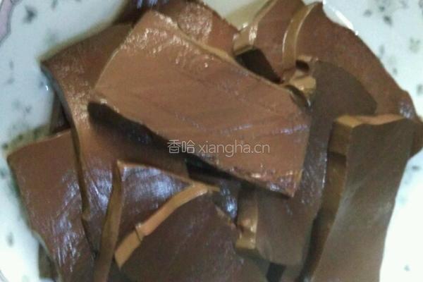 韭菜炒鸭血的做法图解2
