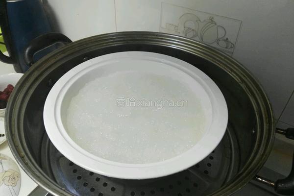 红枣冰糖炖燕窝的做法图解5