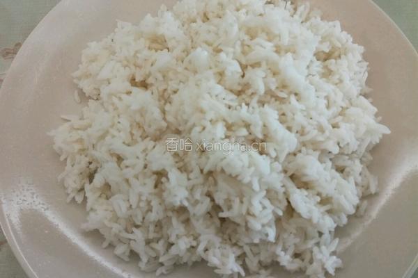 海参xo酱炒饭的做法图解2