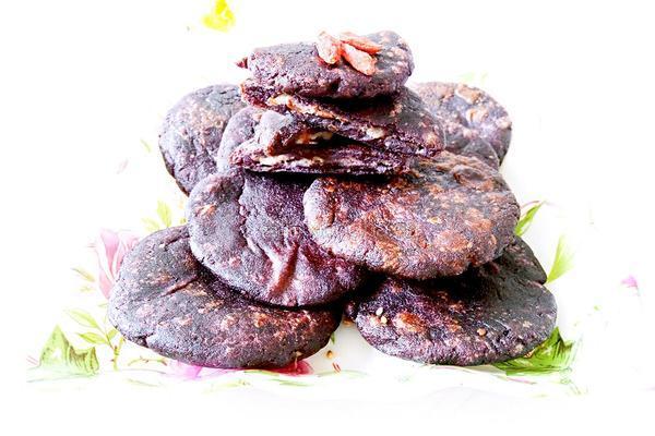 红薯黑米饼的做法图解15