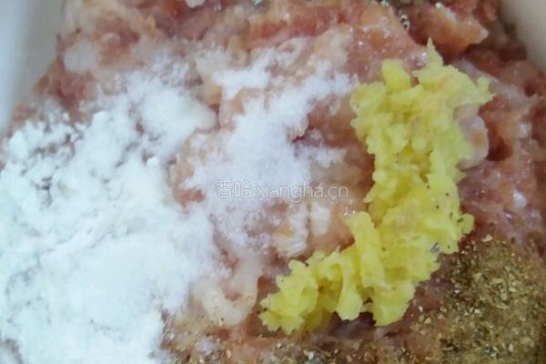 鸡蛋肉饼的做法图解2