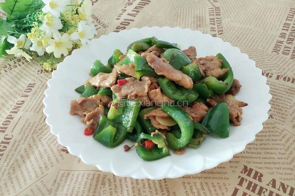 甜椒炒肉片的做法图解14