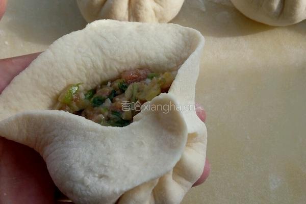 猪肉白菜包的做法图解8