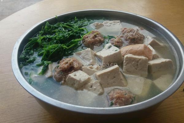 豆腐圆子汤的做法图解7