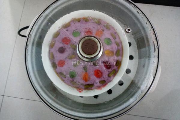 紫薯发糕的做法图解13