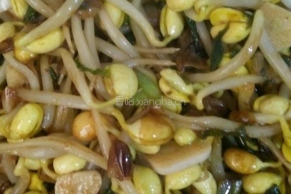 炒黄豆芽的做法图解9