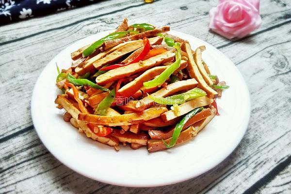 辣椒炒豆干的做法图解9
