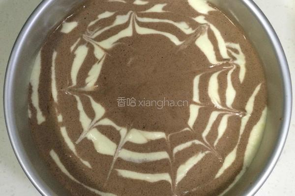 斑马纹戚风蛋糕的做法图解19