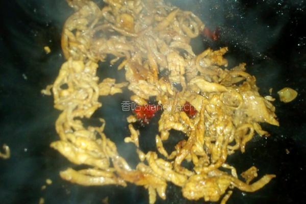 干豆腐白菜孜然鸡肉条的做法图解9