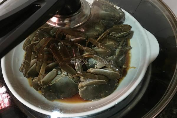 蒸大闸蟹的做法图解12