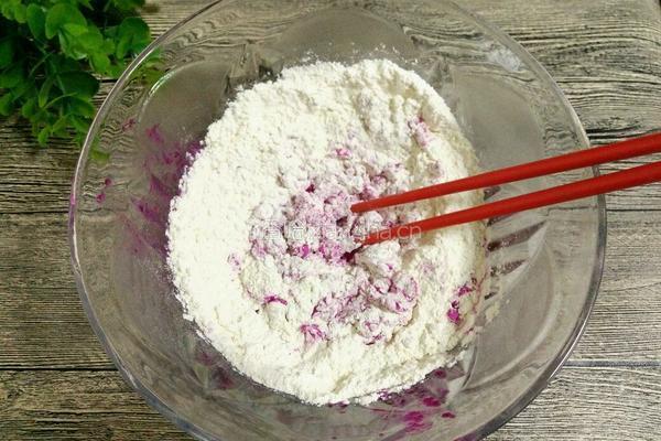 玫瑰花馒头(红心火龙果汁)的做法图解7