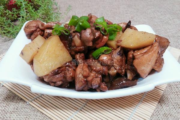 小鸡炖榛蘑