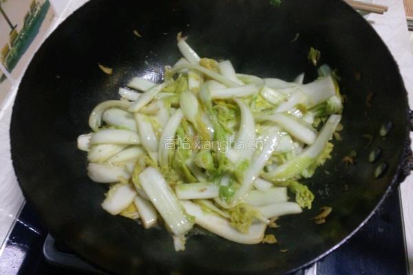 虾皮炒娃娃菜的做法图解6