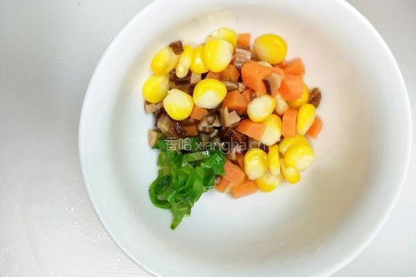 茶香炒饭的做法图解4