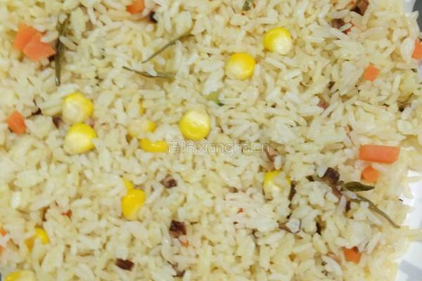 茶香炒饭的做法图解7