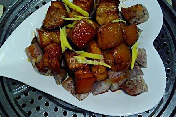 芋头蒸肉的做法图解9