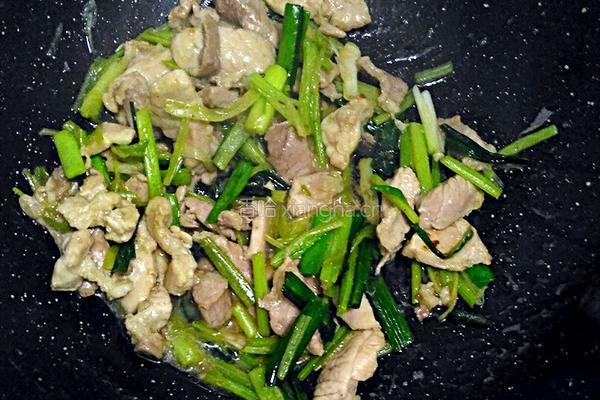 香芹炒肉片的做法图解6
