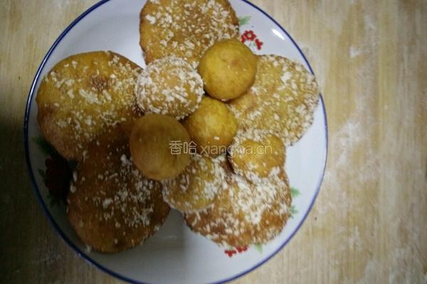 豆沙馅南瓜饼