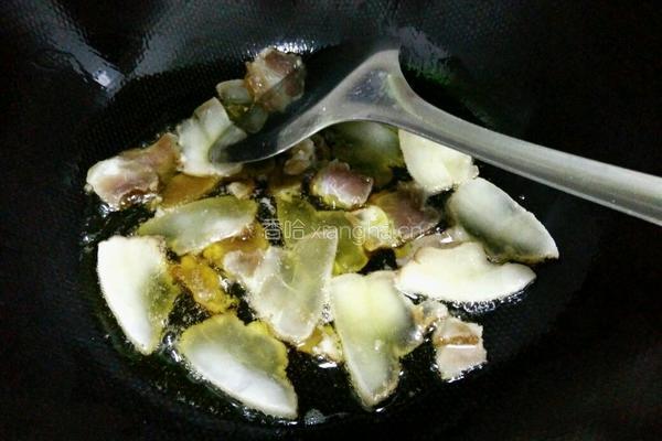 腊肉炒笋干的做法图解6