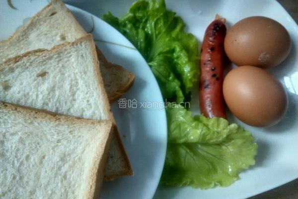 简易三明治的做法图解1