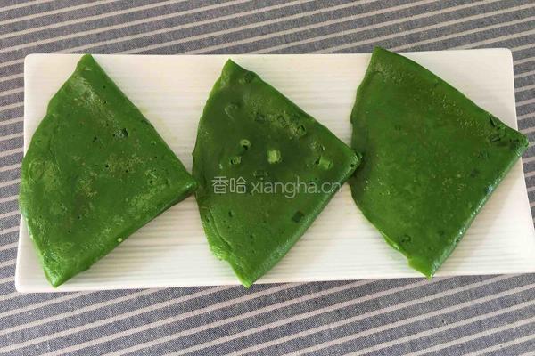 菠菜鸡蛋饼的做法图解13