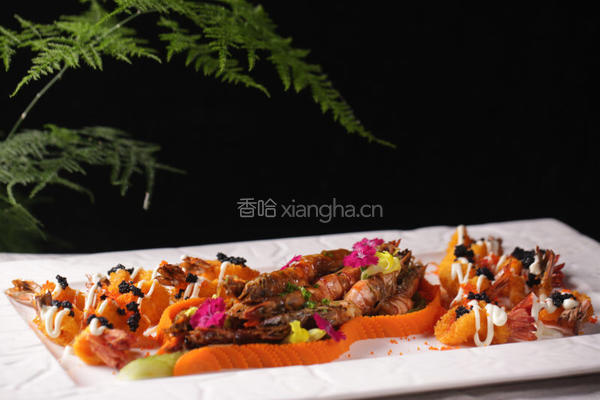 CCTV7食尚大转盘《花开富贵虾》的做法图解6