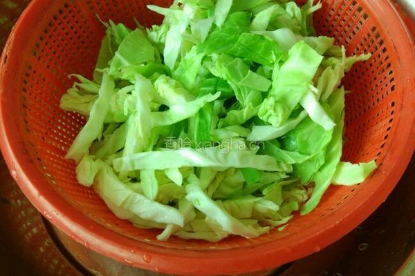 清炒包菜的做法图解2