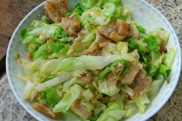 清炒包菜的做法图解7